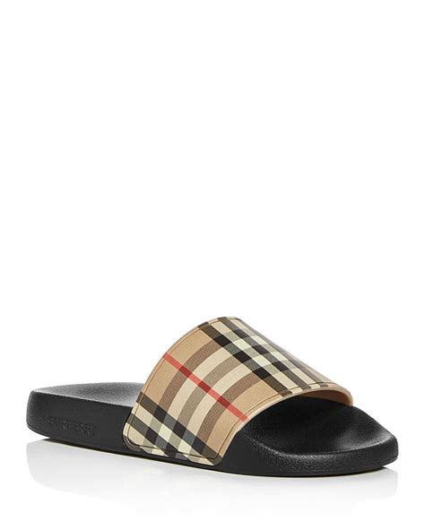 burberry slides women pink|Burberry women's thongs flip flops.